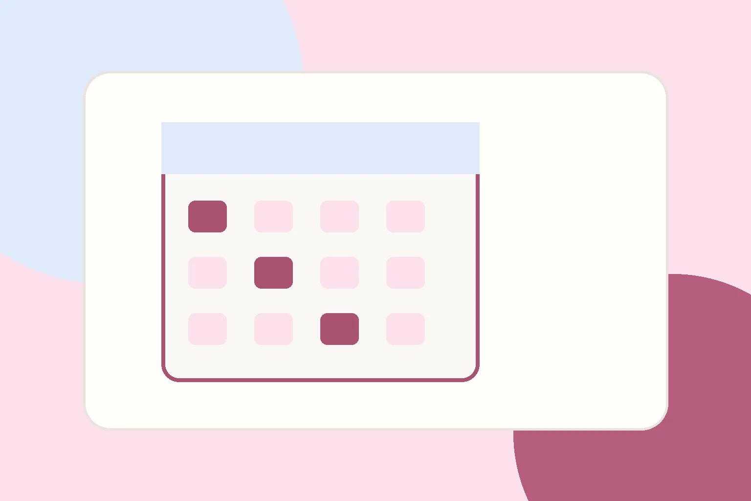A yearly planner open beside labelled pastel tabs for home people and documents